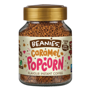 Beanies Caramel Popcorn Flavoured Instant Coffee- 50 GM