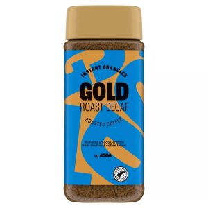 ASDA Instant Granules Gold Roast Decaf Roasted