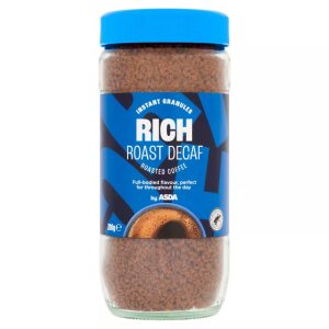 ASDA Rich Roast Decaf Instant Granules Coffee- 200g